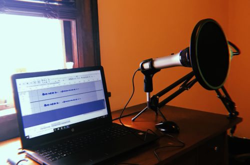 Steps for Starting a Podcast my set up home office